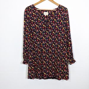 Sezane Floral Carmen Dress Size Large